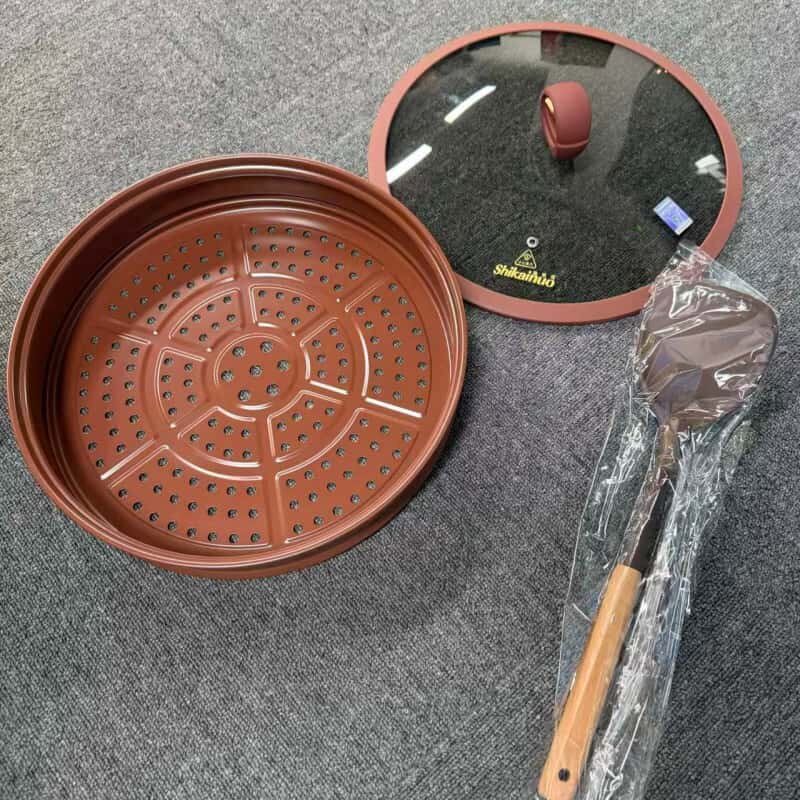 施凯诺紫砂锅配件32cm【锅盖】【蒸笼】【锅铲】