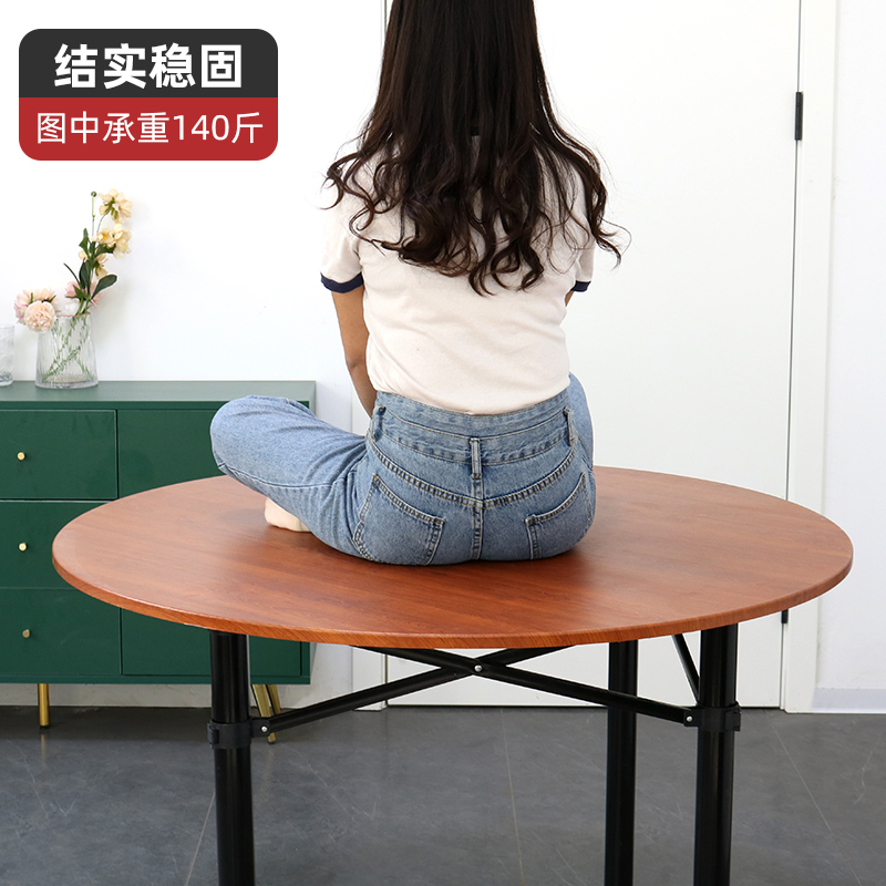 桌腿加厚桌架h桌子腿支架折叠桌架铁艺不锈钢餐台脚麻将饭桌架子