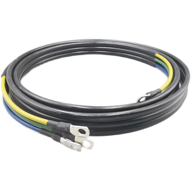 电动三轮车四轮车电机线8平y方加粗耐高温 无刷电机专用连接线