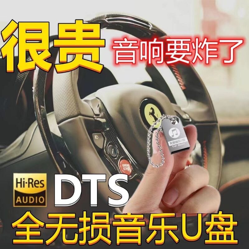 速发热02车载随身量音乐无失真高音质2歌重低音dj车用大容碟随身