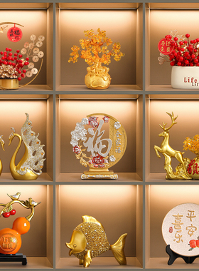 速发招财猫新房客柜摆迁酒厅电视酒柜玄关家居装饰品乔件之喜新居