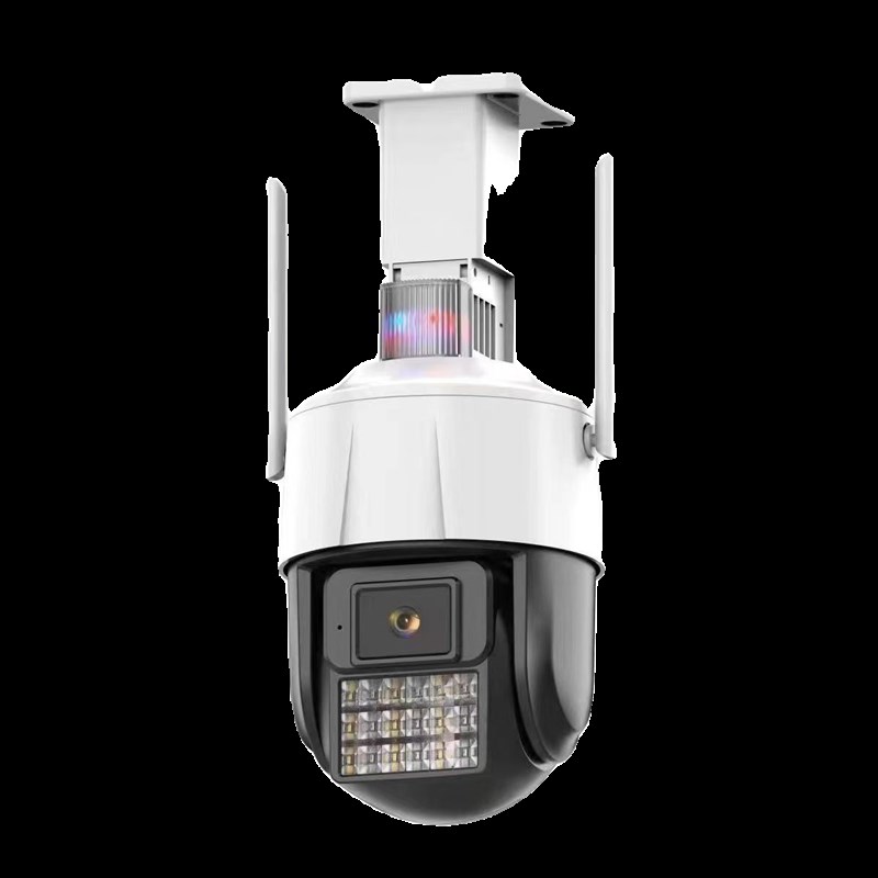 速发全网通6.5寸WiFi球机对讲报警喊话智能双光H265入侵离岗报