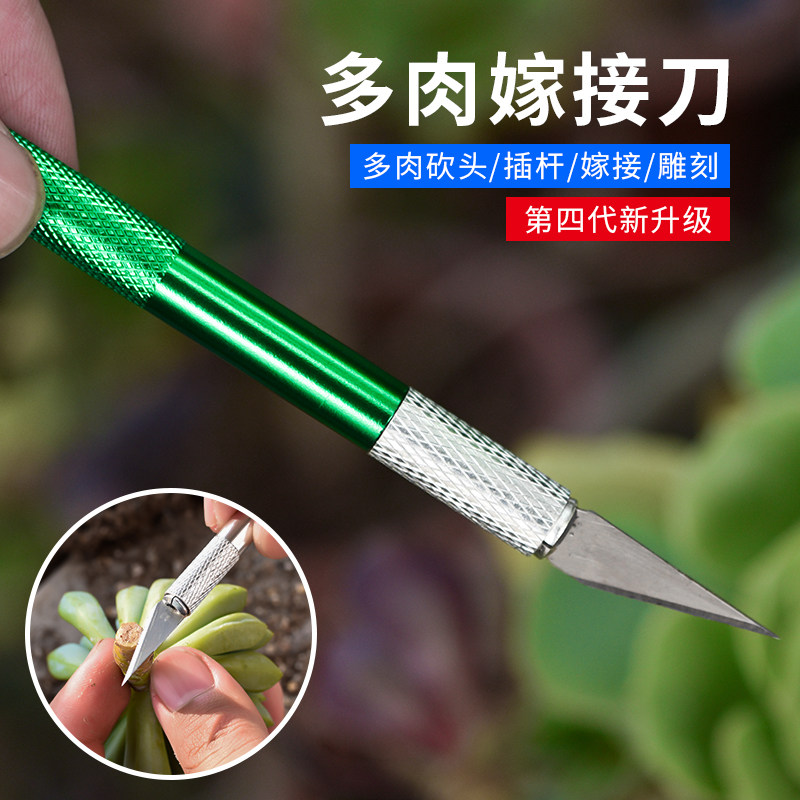 速发多肉砍头刀嫁接刀多肉修工剪多修根刀果树嫁接扦插具肉刀