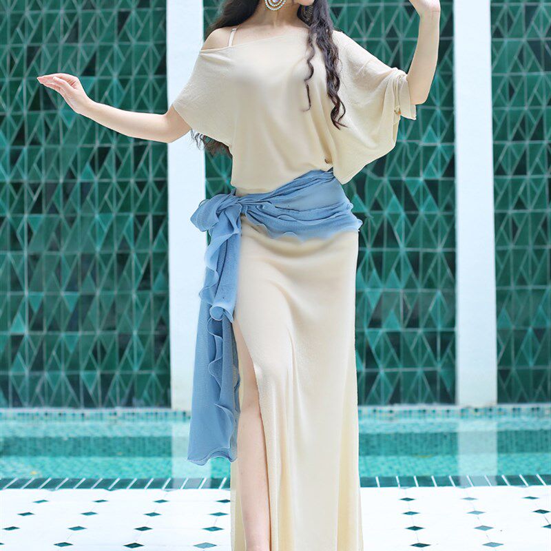 速发肚皮舞服装练功服2021年新款badi袍子民俗表演出服东方舞蹈服
