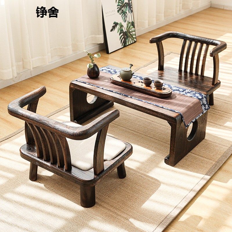 速发实木矮脚靠椅椅户榻米座背榻外桌椅家用飘窗椅台休闲小椅子凳,住宅家具,阳台椅,淘宝优惠券,粉丝福利购,淘宝优惠卷