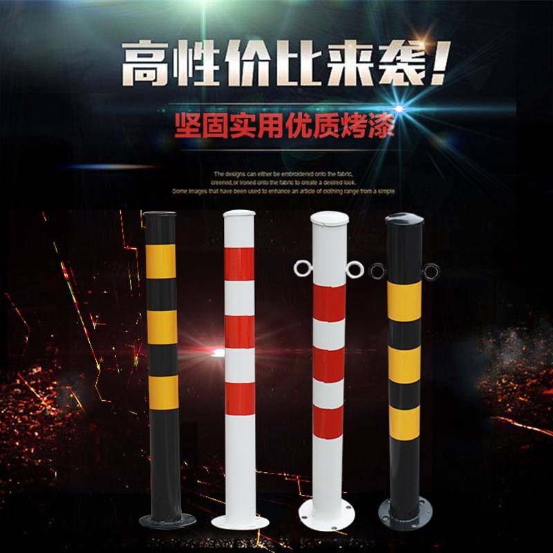 速发不锈钢警示桩道路防撞防护柱铁立柱固定路桩分道隔离墩交通设