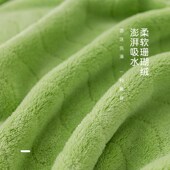 速发儿带浴巾 珊瑚绒宝宝吸水快干连爱斗篷浴袍可帽童帽洗澡巾 款