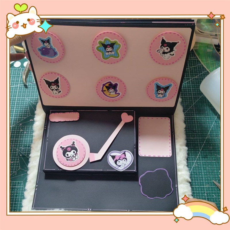 速发立体书自制情侣材全套半成品料包机关周年纪念礼新品
