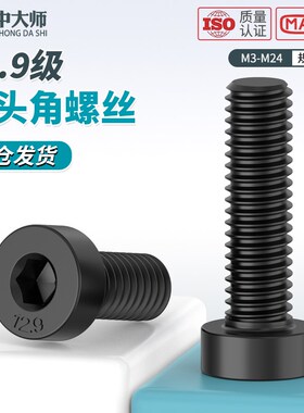 速发12.级薄头内m角螺丝DI784矮高头扁强度螺栓m4m5六6m8m10m12