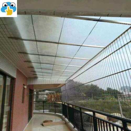 速发树脂瓦波浪雨棚FRP采光板透光板PC中空光板树脂板PC插接板