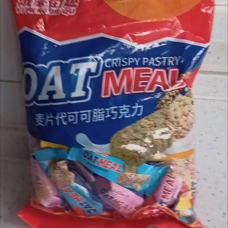 燕麦巧克力麦片牛奶糖果袋装零食年货网红办餐喜糖