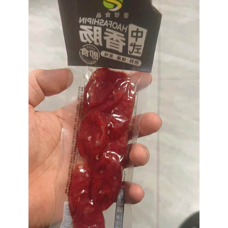 【开袋即食】腊肠手工辣肠猪肉肠麻辣香肠解馋小零食1包6个