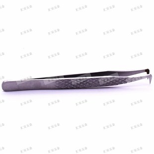 亚马逊爆款 新款 tip开花U镊子 现货供应美睫睫毛镊子 纤维头fiber