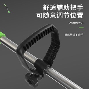12V锂电割草机动充电除草机多功能家用小R型手持修剪打草机 新款