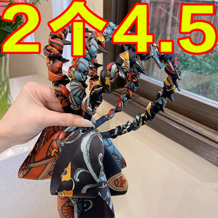 高级感设计高颅顶头箍丝带发饰头饰 复古宫廷风飘带发箍女2025新款