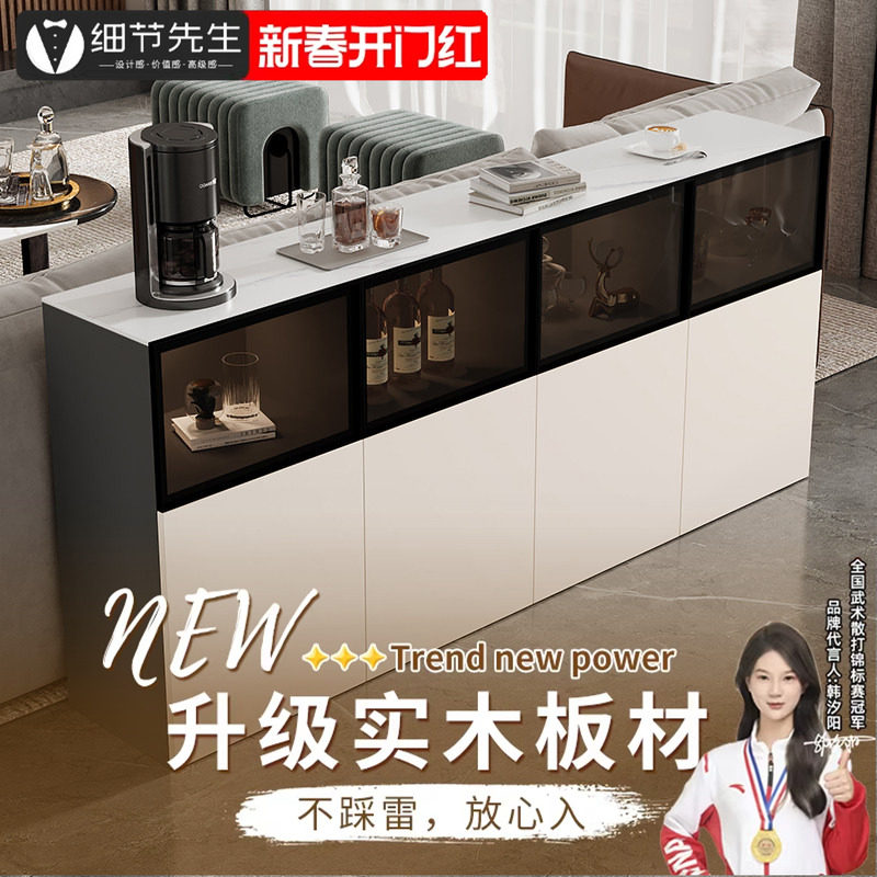 意式极简沙发侧边柜边几客厅2024新款角几设计师轻奢高级感储物柜