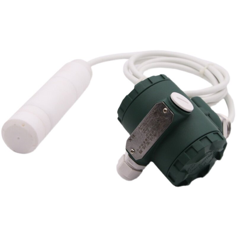 速发投入式耐腐蚀水位计水位传感器4-20MA四氟防腐液位变送器耐酸