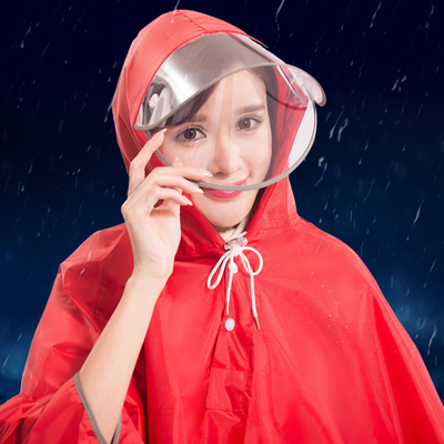 现货速发亭亨雨衣电瓶车男单人双人加厚摩托电车防水骑行电动自行