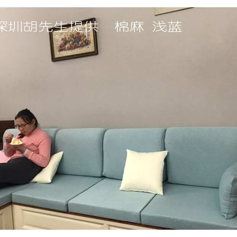 现货速发实木沙发套罩全包沙发防滑坐垫靠背套抱枕套飘窗垫带拉链