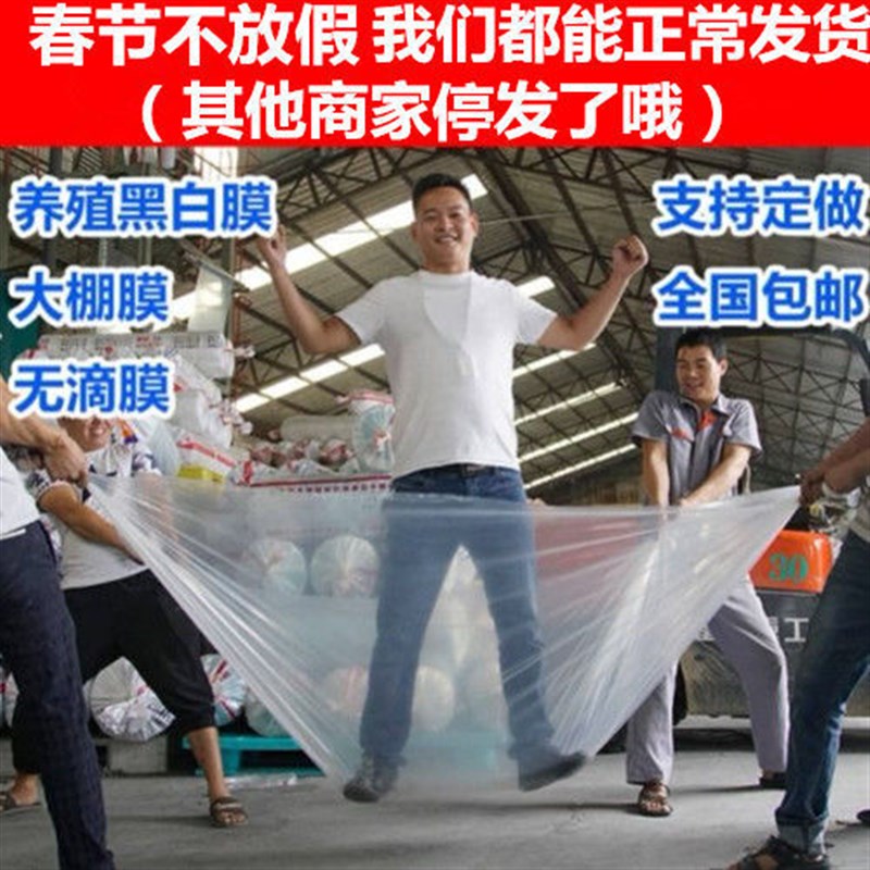 现货速发塑料布加厚大棚膜透明防水防雨布防尘塑料薄膜保温农用封