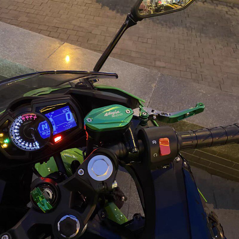 速发适用忍者500IJ00 Z500改装CC前刹车油壶盖上泵盖