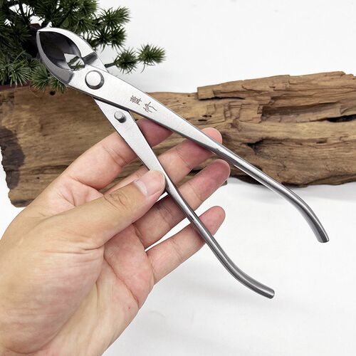 速发盆景工具不锈钢斜口钳球剪球节剪斜双用修枝剪盆栽制作工具