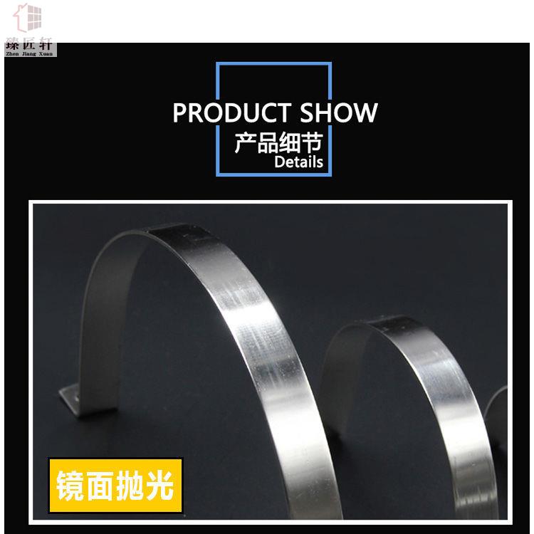 现货速发免打孔厨房油烟机固定管卡半边码不锈钢U型骑马卡排风管