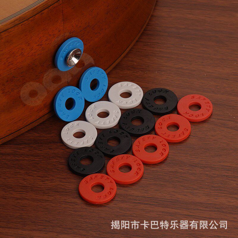 速发吉他硅吉背带扣防滑防脱电胶他背带扣民谣吉他背带锁扣厂家直