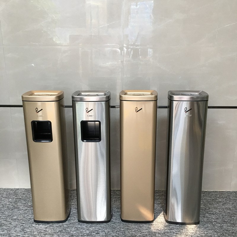 速发不锈钢烟灰圾商场室内灭梯口酒店大堂烟灰柱吸烟区电烟蒂垃桶