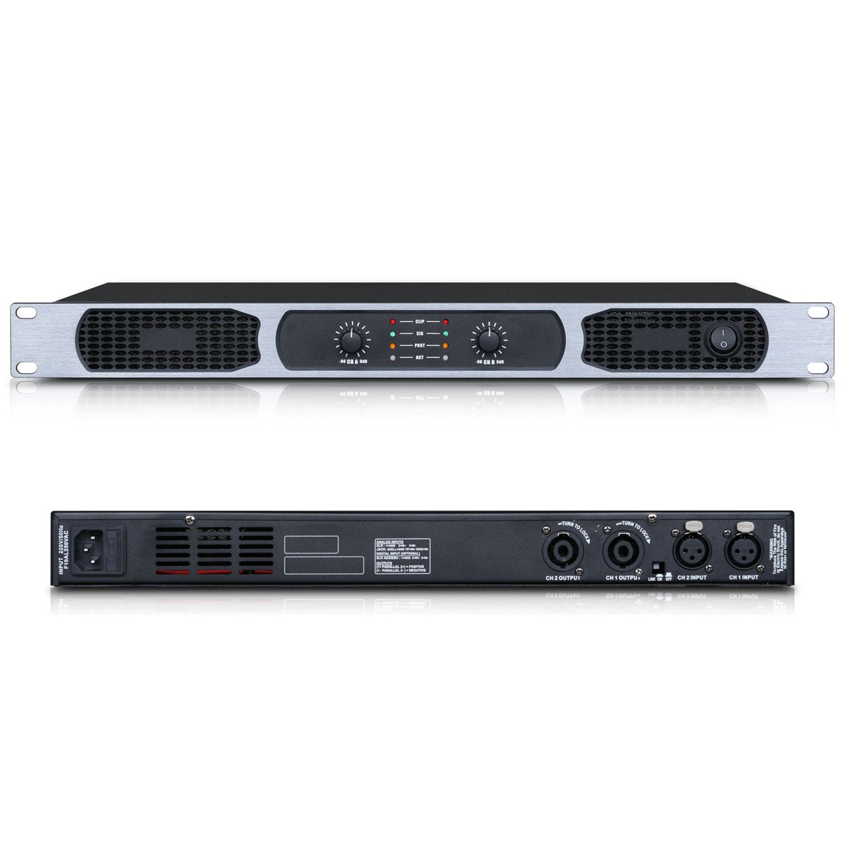 专业数字功放D类发烧hifi大功率KTV舞台演出家用功放机350w*2通道