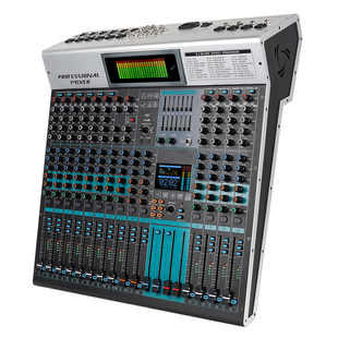 专业14 18路调音台混响效果dj酒吧舞台婚庆工程混音台100行程推子