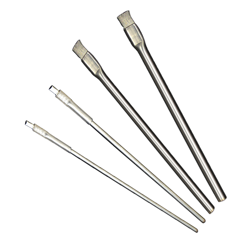 现货速发不锈钢笔型刷修手机soet探针纳米刷加长硬毛0.05mm小钢丝