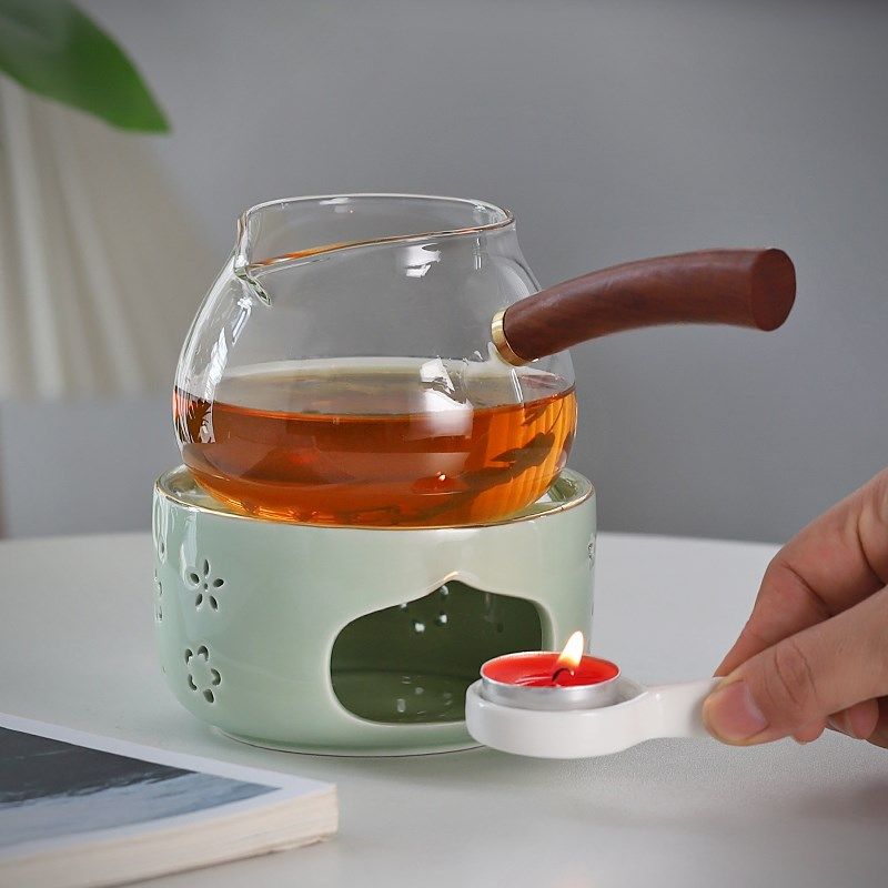日式蜡烛温茶炉耐热玻璃公道杯加热底座I家用酒店泡花茶保温煮茶,餐饮具,煮茶炉,淘宝优惠券,粉丝福利购,淘宝优惠卷