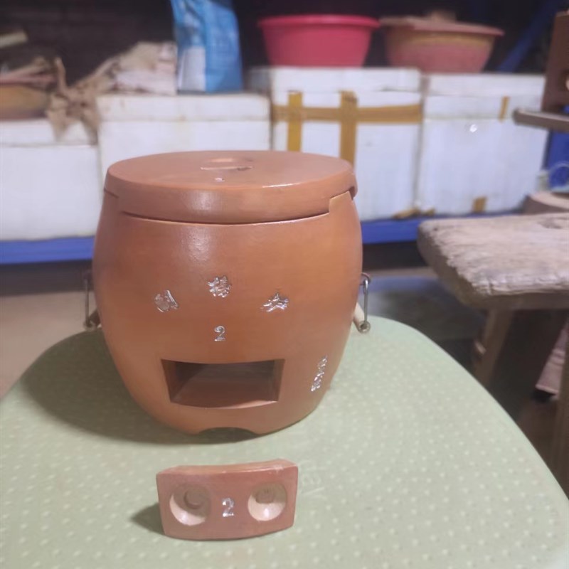 闽西副榜炉纯手工炭炉煮茶壶功夫茶炉橄榄碳炉R砂铫壶风炉仔煮茶