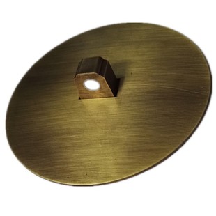 加厚纯铜抽屉锁仿l古家具抽屉圆铜片锁红木家具抽屉一锁三抽屉铜