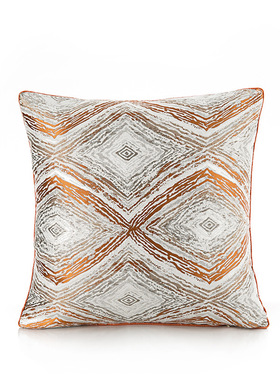 新品哥特风欧式轻奢橙色系提花y抱枕套家居软装客厅沙发靠垫腰枕