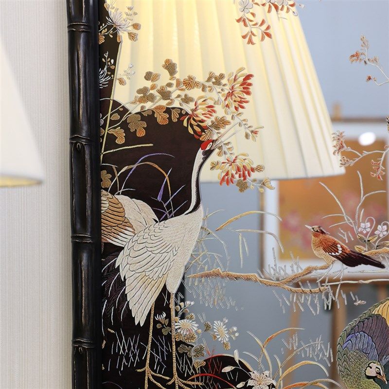 孔雀神鸟中古镜子中式画国v风艺术品送礼画装饰镜书房客厅玄关挂,家居饰品,镜面画,淘宝优惠券,粉丝福利购,淘宝优惠卷