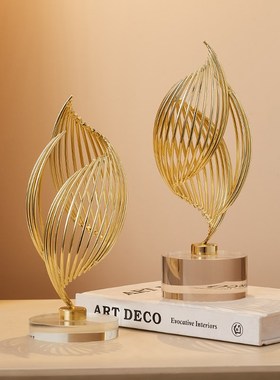 风生水起酒柜电视柜装饰品摆件轻奢E高档客厅办公室玄关家居饰品