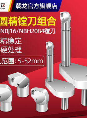 CBR外圆精镗刀杆组合式BE镗孔头NBJ16  2084微调小孔搪刀加工中心