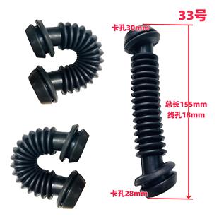 前后车门线束保护皮橡胶套穿线管 通用型汽车护线套尾门穿线套改装