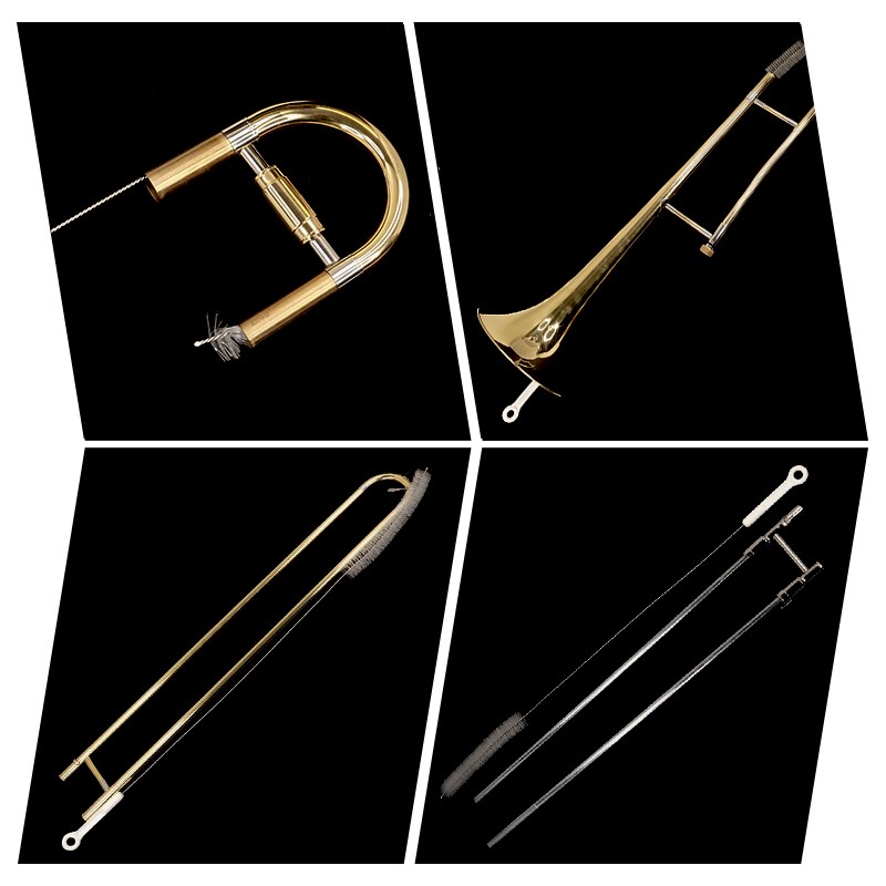 长号专用通条清洁吸水布一体刷拉管内膛清洁保养铜管乐器清洁配件