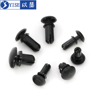 塑料铆钉R型 尼龙铆钉按压式 PC板铆钉塑胶卡扣塑料子母铆钉R3R4R5