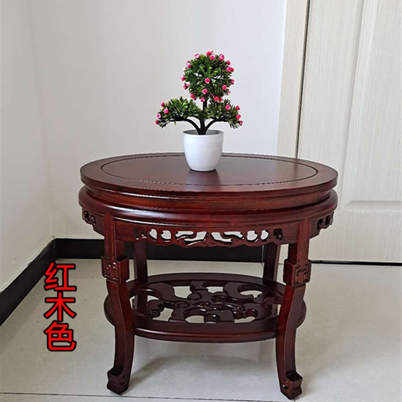 花架实木榆木仿古欧式室内客厅置物架子盆景架鱼缸架吊兰中式绿萝
