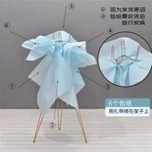 开业花篮b三脚架仿真花商场橱窗车展活动交车装 饰布置落地迎宾摆