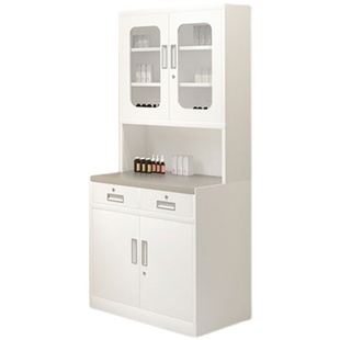 不锈钢药柜西药柜诊m所处置台医院配药柜牙科无菌治疗室操作台加