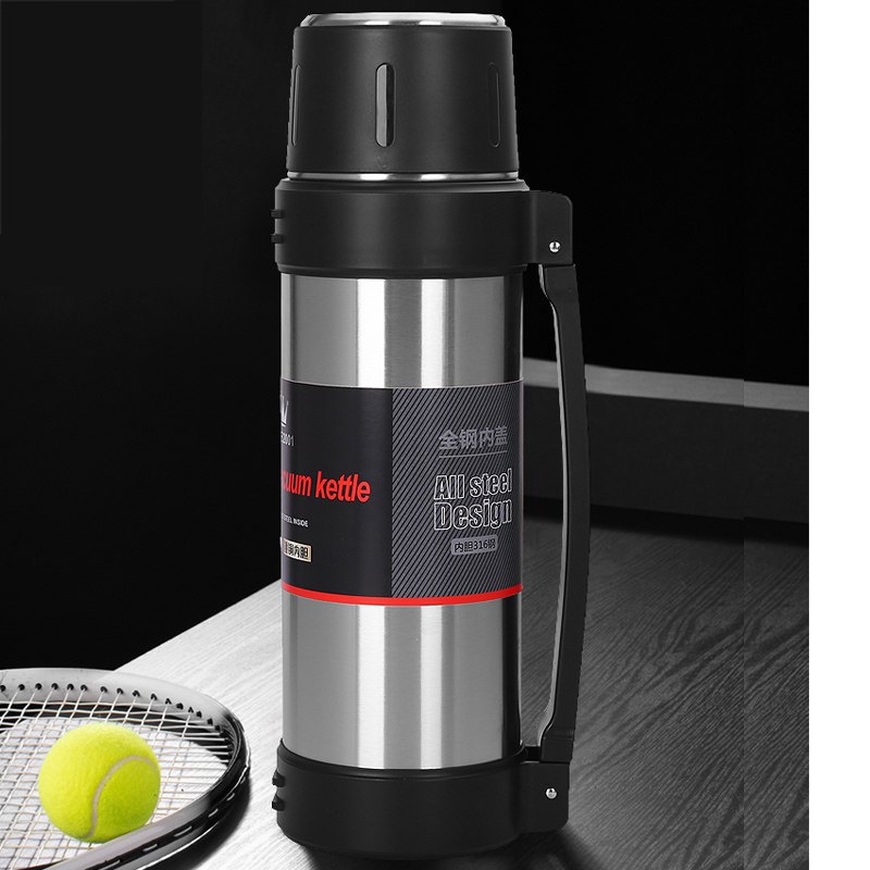 宿舍保温壶泡茶杯大容量2升车用3C16不锈钢暖瓶便携家用水壶旅游