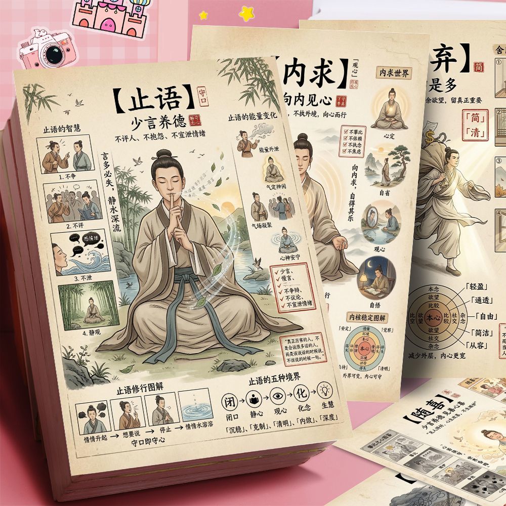 悄悄积德的6个方法贴纸修行自我修行与认知悟性和灵性积累福报