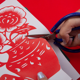 A3A4双面大红纸宣纸剪纸刻纸专用中国风传统文化窗花刻画专业套装