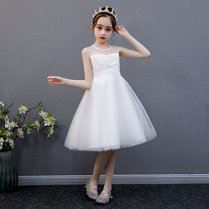 儿童礼服公主裙花童小主持人钢琴演出服女童蓬蓬纱婚纱洋气连衣裙,童装/婴儿装/亲子装,儿童礼服,淘宝优惠券,粉丝福利购,淘宝优惠卷