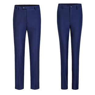 黑色西裤 工作服西裤 4S店工装 商务正装 宝蓝色西裤 职业男女春秋厚款